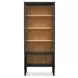 Hannah Black 4 Glass Door Tall Cabinet