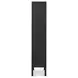 Hannah Black 4 Glass Door Tall Cabinet