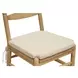 Tate Beige Upholstered Dining Chair Set of 2