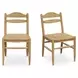 Tate Beige Upholstered Dining Chair Set of 2