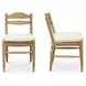 Tate Beige Upholstered Dining Chair Set of 2