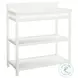 Emery White Changer Shelves with Pad