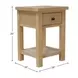 Emilia Natural Rectangular End Table