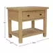 Emilia Natural 1 Drawer Nightstand