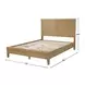 Emilia Natural King Platform Bed