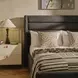 Winfield Cream And Antique Brass Large Nightstand