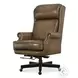 Benton Nature Warm Brown Leather Swivel Tilt Executive Chair