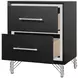 Ava Ebony 2 Drawer Nightstand