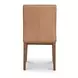 Frankie Tan Leather Upholstered Dining Chair Set of 2