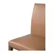 Frankie Tan Leather Upholstered Dining Chair Set of 2