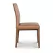 Frankie Tan Leather Upholstered Dining Chair Set of 2