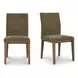 Frankie Olive Upholstered Dining Chair Set of 2