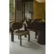 Sami Brown Performance Fabric Upholstered Dining Chair Set of 2