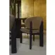 Sami Brown Performance Fabric Upholstered Dining Chair Set of 2