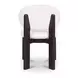 Sami White Performance Fabric Upholstered Dining Chair Set of 2