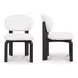 Sami White Performance Fabric Upholstered Dining Chair Set of 2