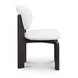 Sami White Performance Fabric Upholstered Dining Chair Set of 2