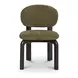 Sami Olive Performance Fabric Upholstered Dining Chair Set of 2