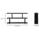 Miri Black Small Shelf
