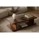 Miri Walnut Rectangular Coffee Table