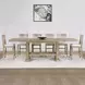 Napa Brown 24" Slat Back Counter Height Stool Set of 2