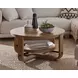Escape Glazed Natural Oak Cocktail Table