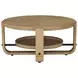 Escape Glazed Natural Oak Cocktail Table