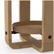Escape Glazed Natural Oak Round End Table