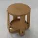 Escape Glazed Natural Oak Round End Table