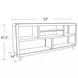 Escape Glazed Natural Oak 72" Console