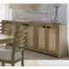 Escape Glazed Natural Oak 90" Console