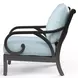 Monterey Canvas Skyline Upholstered Outdoor Club Chair with Self Welt