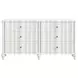 Haven Sundrenched Oak and Ivory Upholstered Panel Bedroom Set