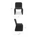Ella Charcoal Outdoor Dining Chair Set of 2