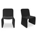Ella Charcoal Outdoor Dining Chair Set of 2