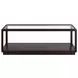 Glaze Cola Rectangular Glass Top Cocktail Table