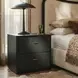 Laurent Black Nightstand