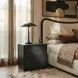 Laurent Black Nightstand