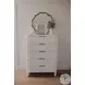 Harbor Point Reed Timeless Clean White 5 Drawer Chest