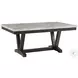Eve Charcoal And White Dining Room Set