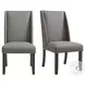 Eve Charcoal And White Dining Room Set