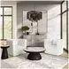 Everly Natural Swivel Accent Chair