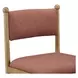 Villetta Deep Pink Upholstered Dining Chair Set of 2