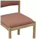 Villetta Deep Pink Upholstered Dining Chair Set of 2
