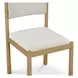 Villetta Gray and White Upholstered Dining Chair Set of 2