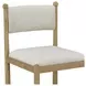 Villetta Gray and White Upholstered Dining Chair Set of 2