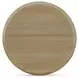 Tutto Natural 38" Round Cafe Table