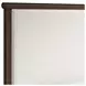 Verge Handcrafted Walnut and Cream King Upholstered Panel Bed