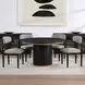 Magnolia 52" Black Round Dining Table