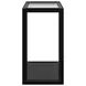 Glaze Onyx Rectangular Glass Top Occassional Table Set
